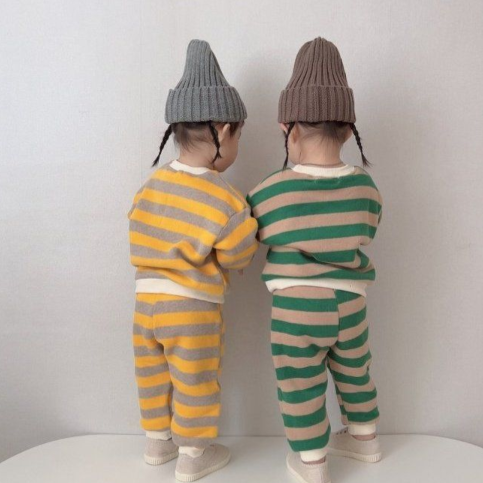 Bear Stripe Set (Fleece)
