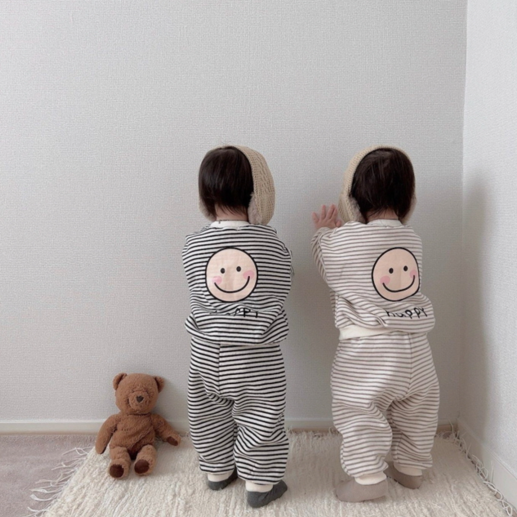 Happy Face Fleece Set