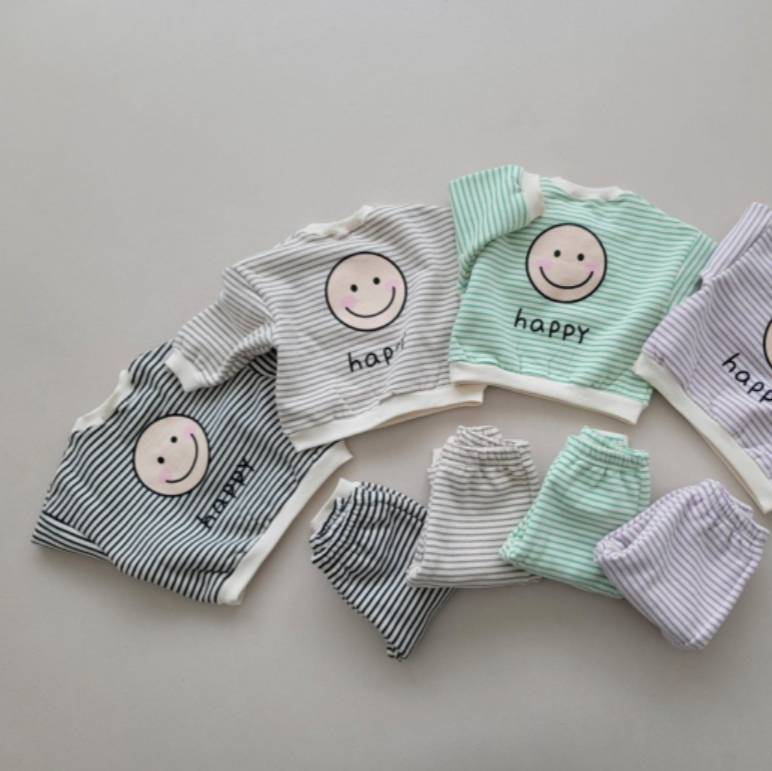 Happy Face Fleece Set