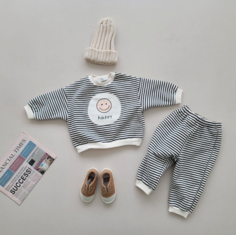Happy Face Fleece Set