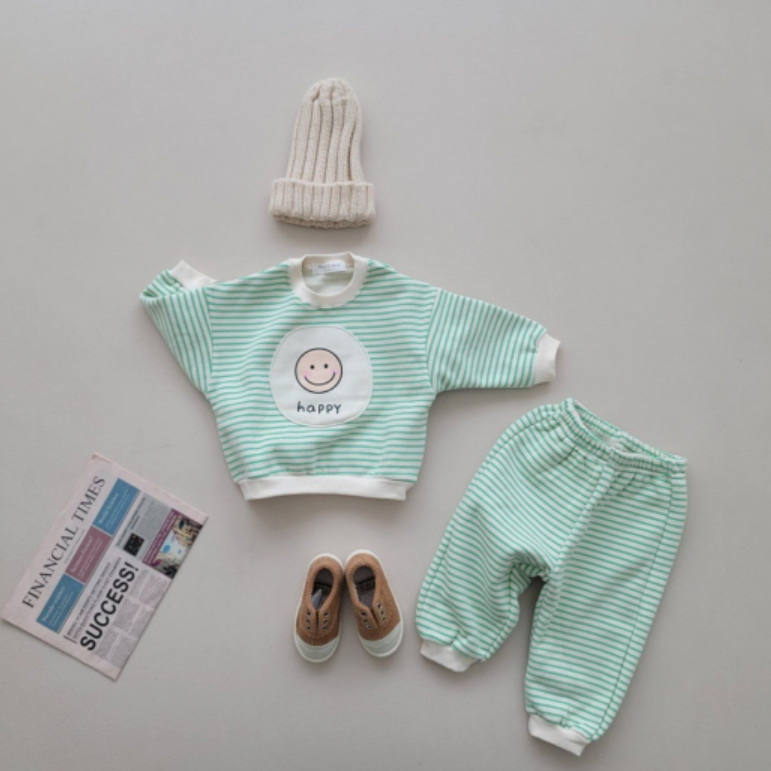 Happy Face Fleece Set
