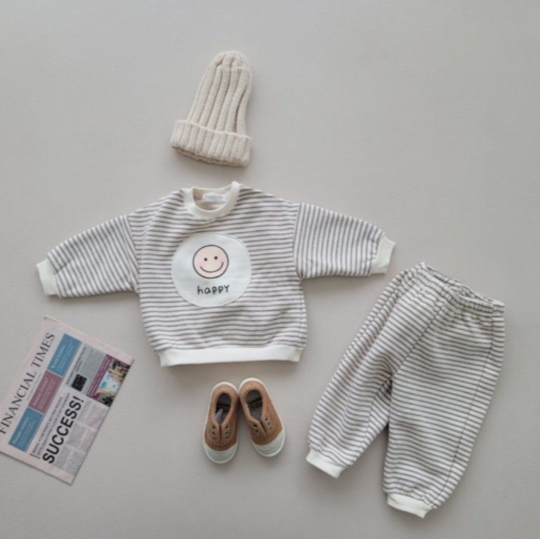 Happy Face Fleece Set