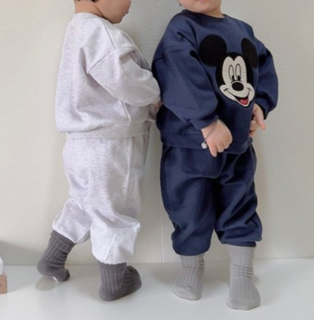 Smiley Mickey Top & Bottom Set