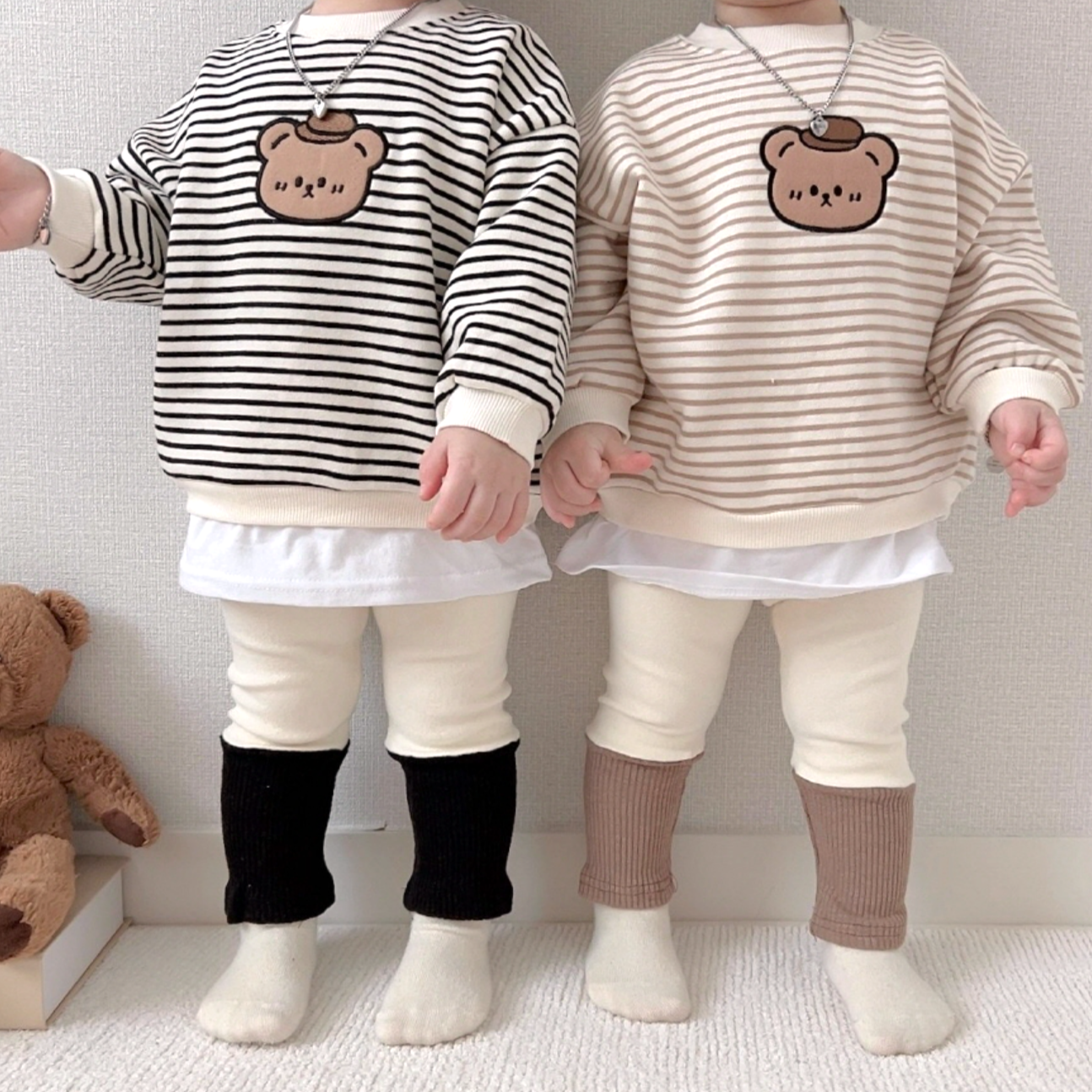 Hat Bear Top & Bottom Set