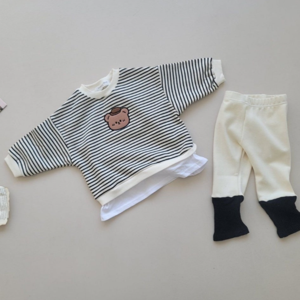 Hat Bear Top & Bottom Set